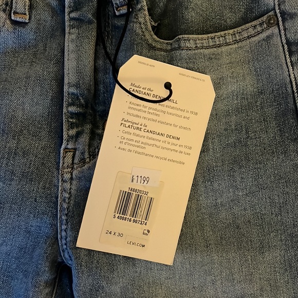 Levis 721 High Rise Skinny size 24x34 - Picture 4 of 6